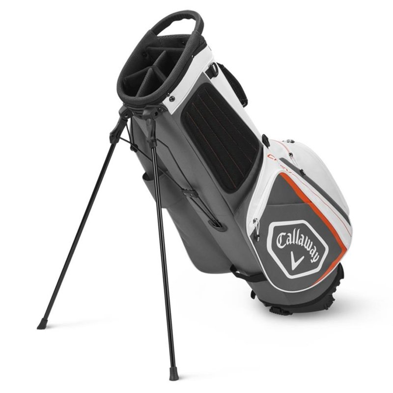 Callaway Chev stand bag, biało/szaro/pomarańczowy