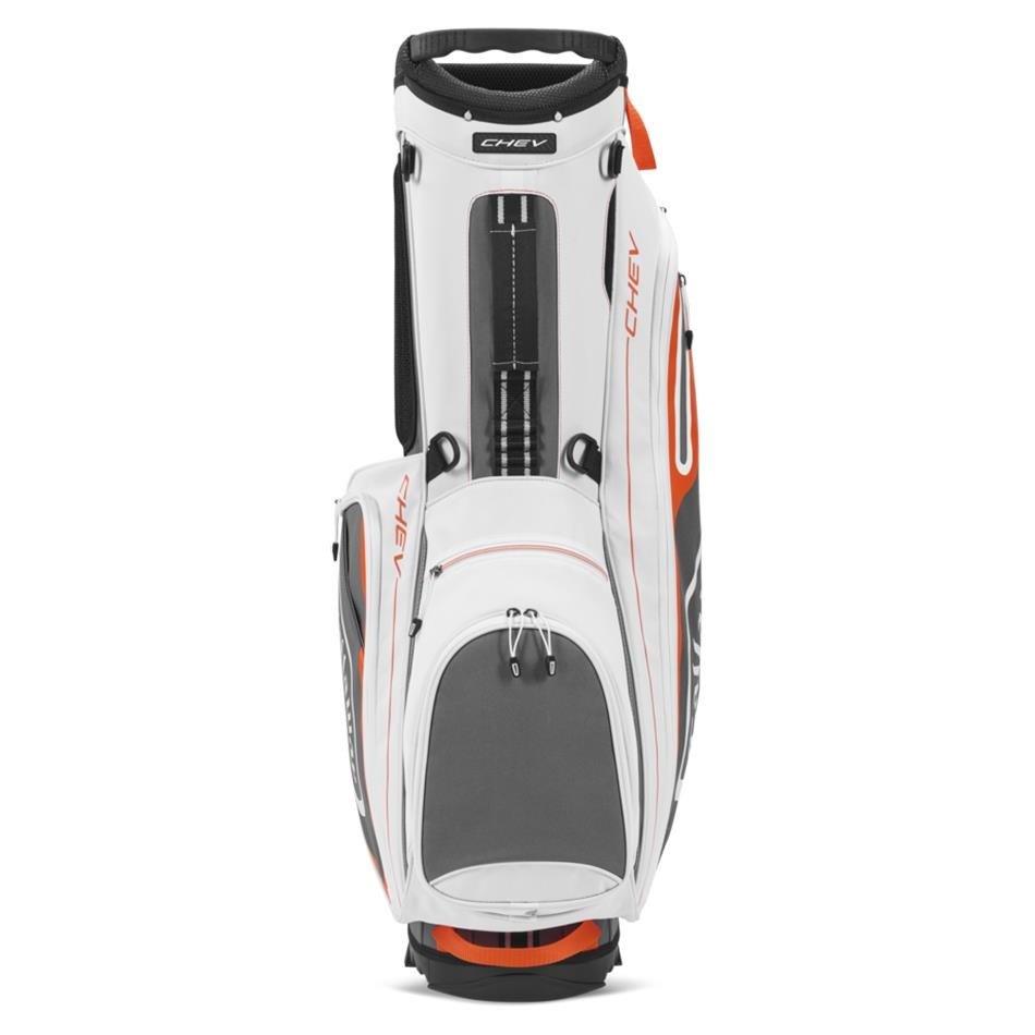 Callaway Chev stand bag, biało/szaro/pomarańczowy