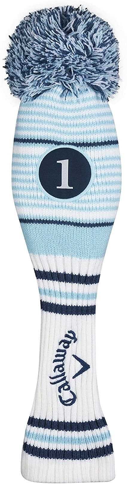 Callaway Pom Pom Driver headcover, biało/niebieski