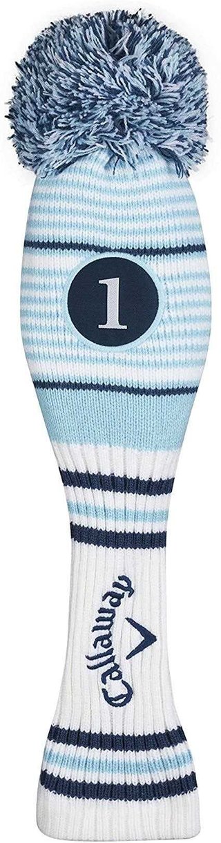 Callaway Pom Pom Driver headcover, biało/niebieski