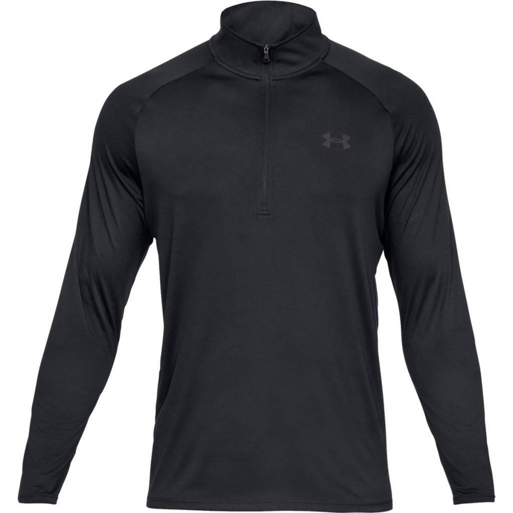 Under Armour Tech 2.0 1/2 Zip męskie polo, czarne