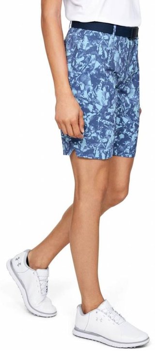 Under Armour Links Printed damskie spodenki, niebieske