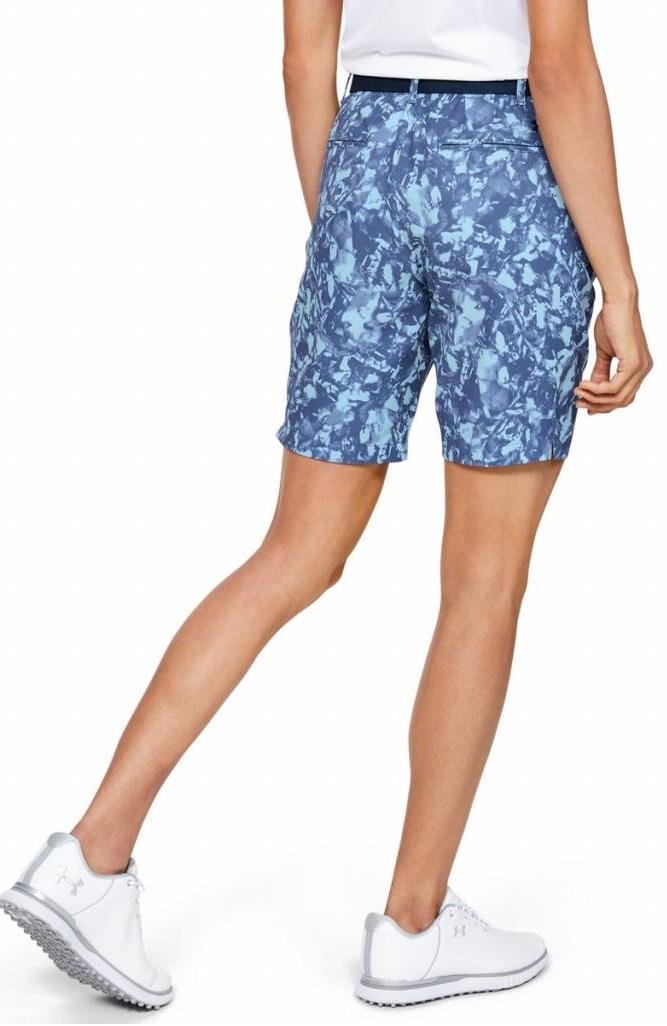Under Armour Links Printed damskie spodenki, niebieske