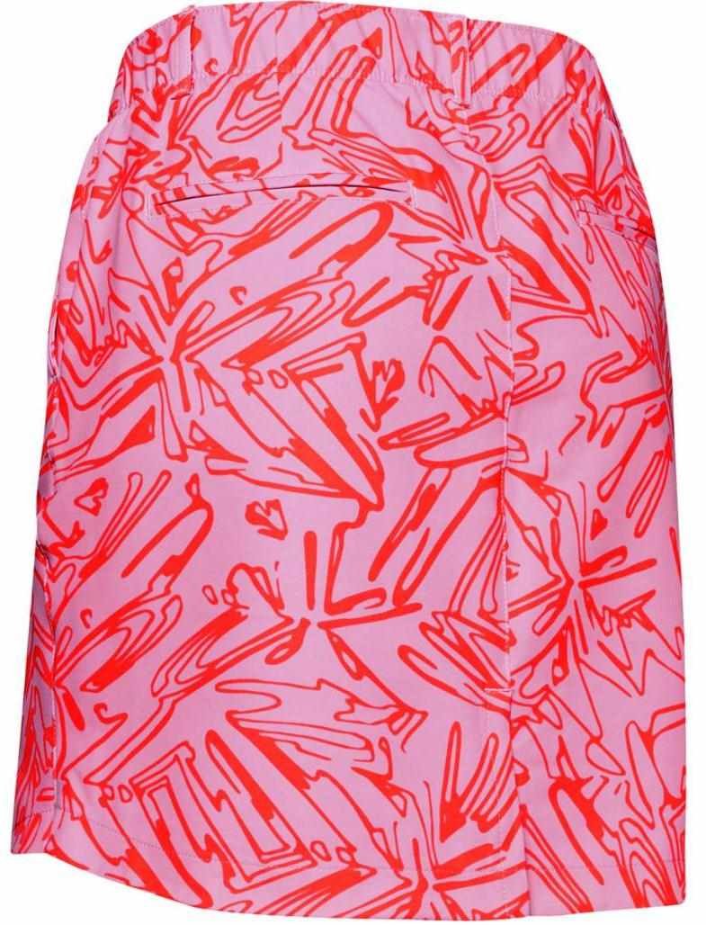 Under Armour Links Woven Printed damska spódnica golfowa, różowa