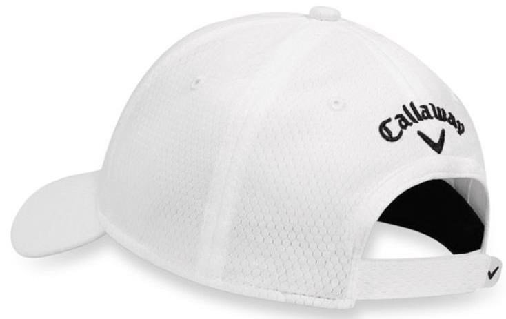 Callaway Front Crested Structured damska czapka z daszkiem, biała