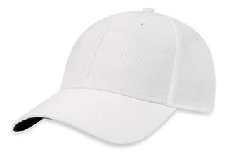 Callaway Front Crested Structured damska czapka z daszkiem, biała