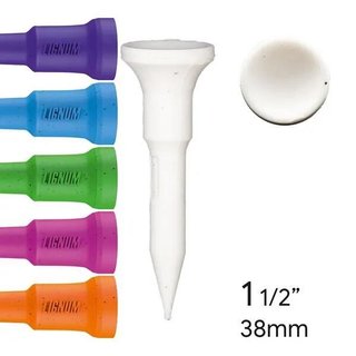 Lignum Tee Ecoline plastikowe tee 38mm, 16szt., neon mix