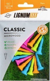 Lignum Tee Ecoline plastikowe tee 38mm, 16szt., neon mix