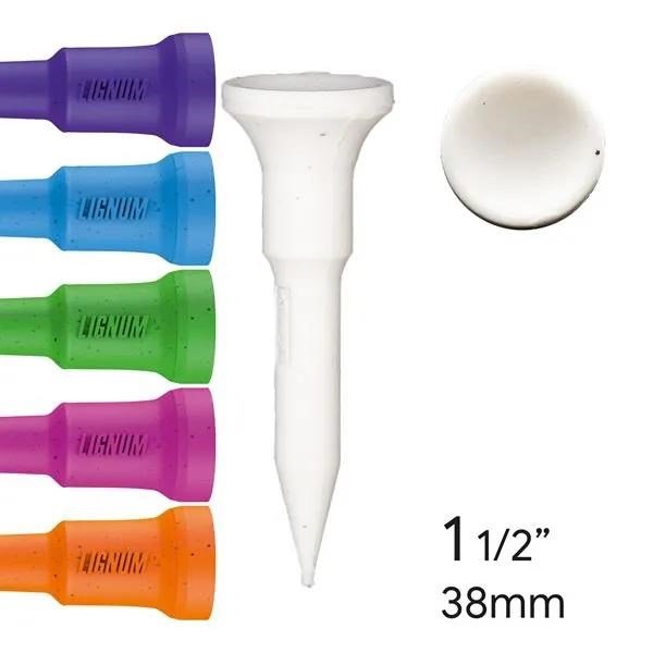 Lignum Tee Ecoline plastikowe tee 38mm, 16szt., neon mix