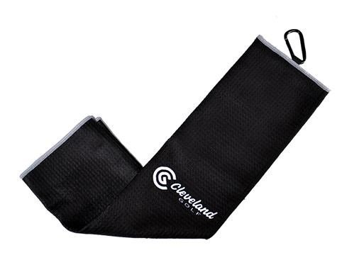 Cleveland Trifold Micro Fiber ręcznik golfowy,  czarny