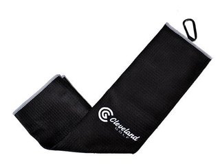 Cleveland Trifold Micro Fiber ręcznik golfowy,  czarny