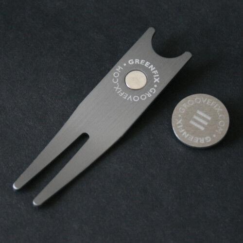 Groovefix GreenFix™ Pitch Repairer pitchfork, szare z markerem