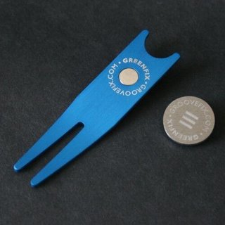 Groovefix GreenFix™ Pitch Repairer pitchfork, niebieski z markerem