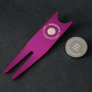 Groovefix GreenFix™ Pitch Repairer pitchfork, fioletowy z markerem