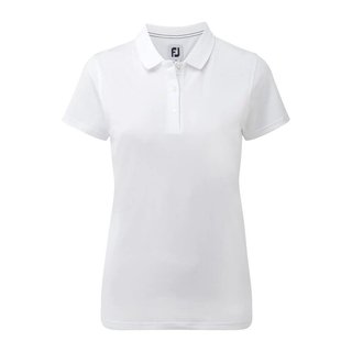 FootJoy Stretch Pique Solid damskie polo, białe
