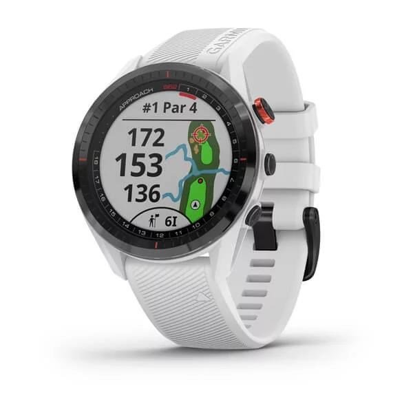 Garmin Approach S62 GPS zegarek, czarny/biały pasek