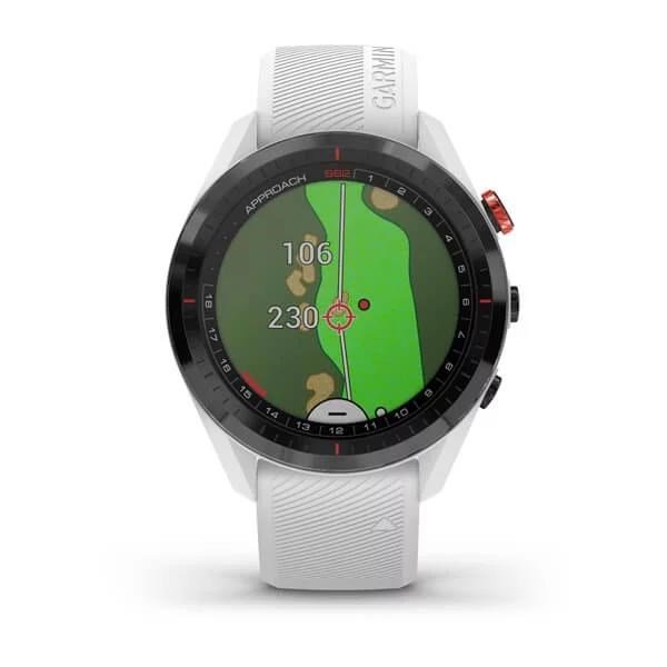 Garmin Approach S62 GPS zegarek, czarny/biały pasek