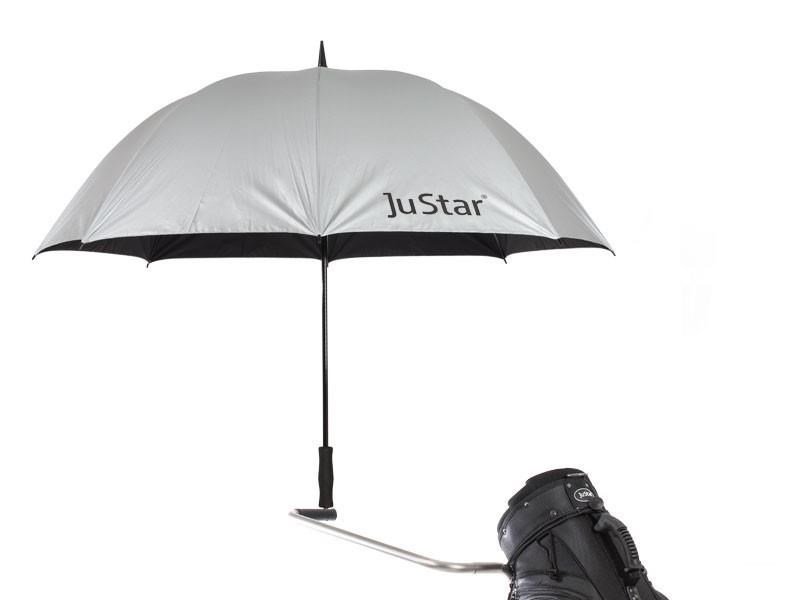 JuStar parasol golfowy, srebrny