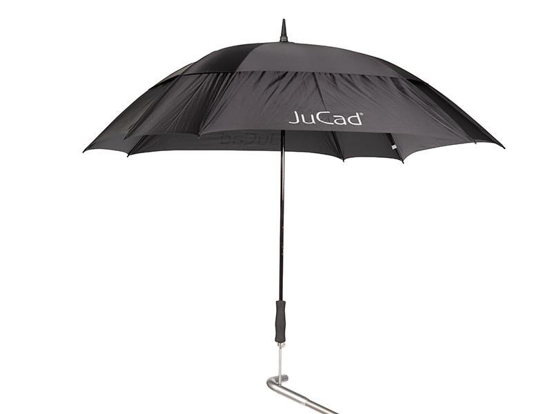 JuCad Telescopic Windproof parasol golfowy 68", czarny
