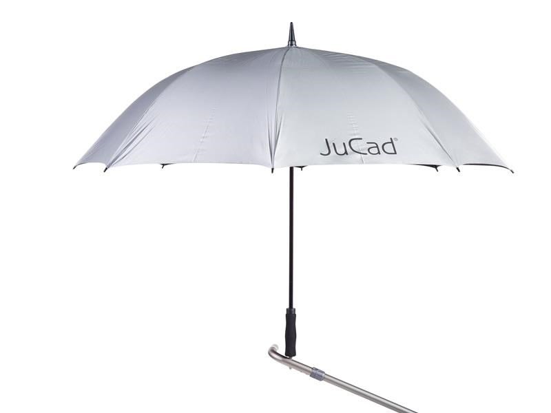 JuCad Umbrella UV parasol golfowy automatyczny, srebrny