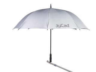 JuCad Umbrella UV parasol golfowy automatyczny, srebrny