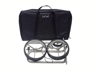 JuCad Junior drive Stainless Steel dziecięcy wózek elektryczny + torba