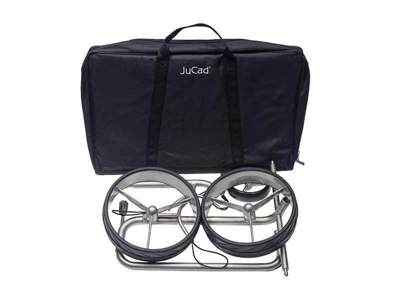 JuCad Junior drive Stainless Steel dziecięcy wózek elektryczny + torba