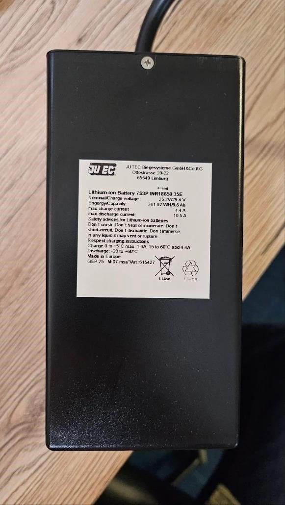 JuCad Powerpack 1.0 zapasowa bateria 48V