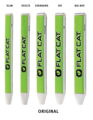 Flat Cat Original Putter Grip Slim, limonkowy