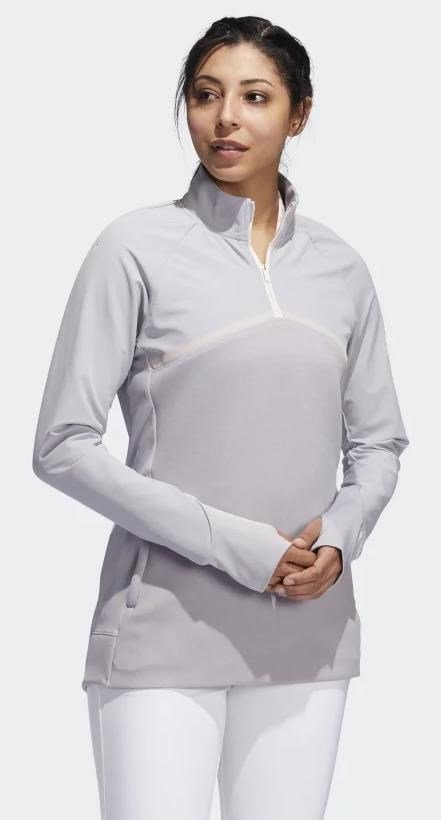 Adidas Hybrid Quarter-Zip bluza damska, glory grey
