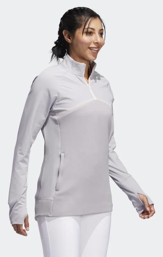 Adidas Hybrid Quarter-Zip bluza damska, glory grey