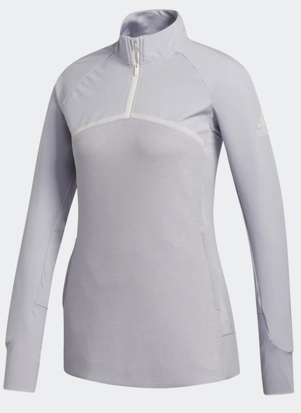 Adidas Hybrid Quarter-Zip bluza damska, glory grey