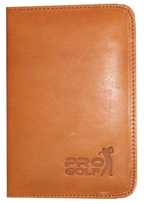 Pro Golf Real Leather Golf Organiser, dark blue
