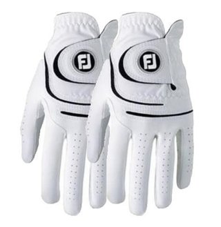 FootJoy WeatherSof mens gloves, 2pack, white