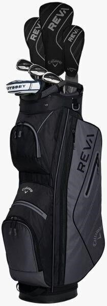 Callaway Reva 8PC Black damski pół zestaw golfowy, prawy