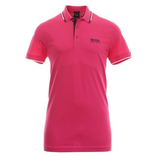 Hugo Boss męskie polo golfowe, różowe