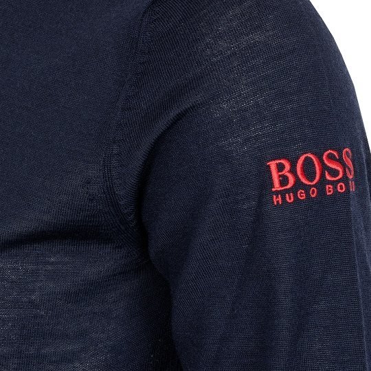 Hugo boss męski swetr, ciemno niebieski