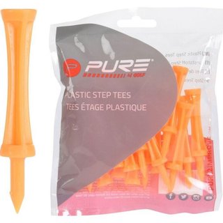 Pure2Improve Step plastikowe tee 69mm, pomarańczowe, 20 szt.