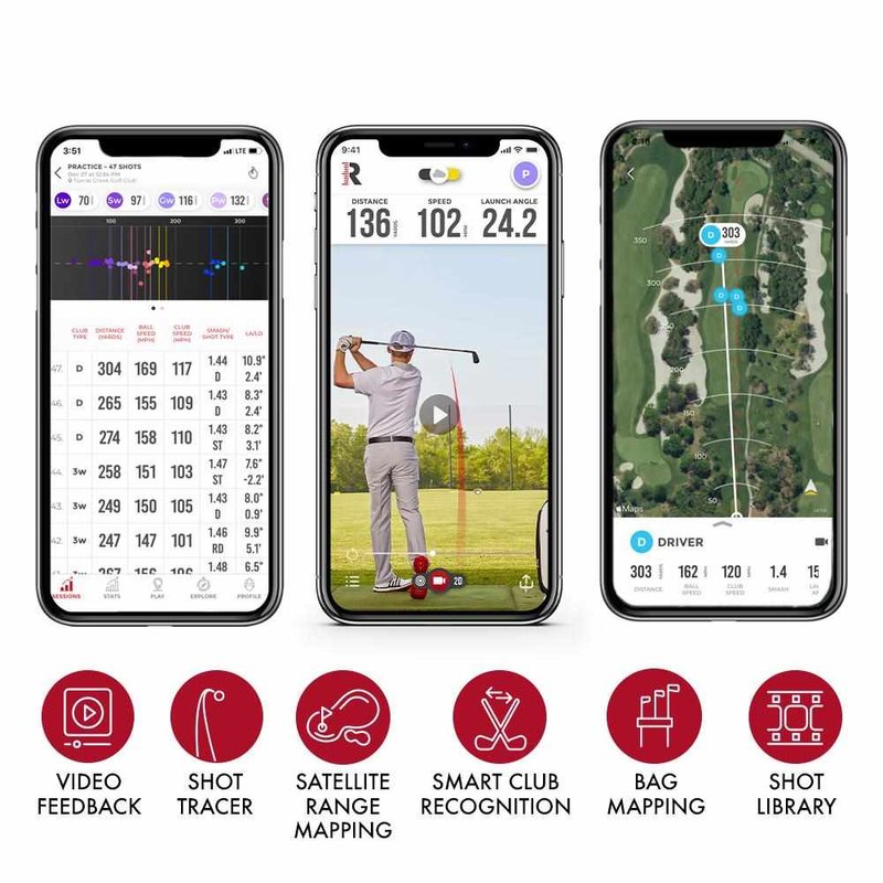 Rapsodo Mobile Launch Monitor analizator uderzeń