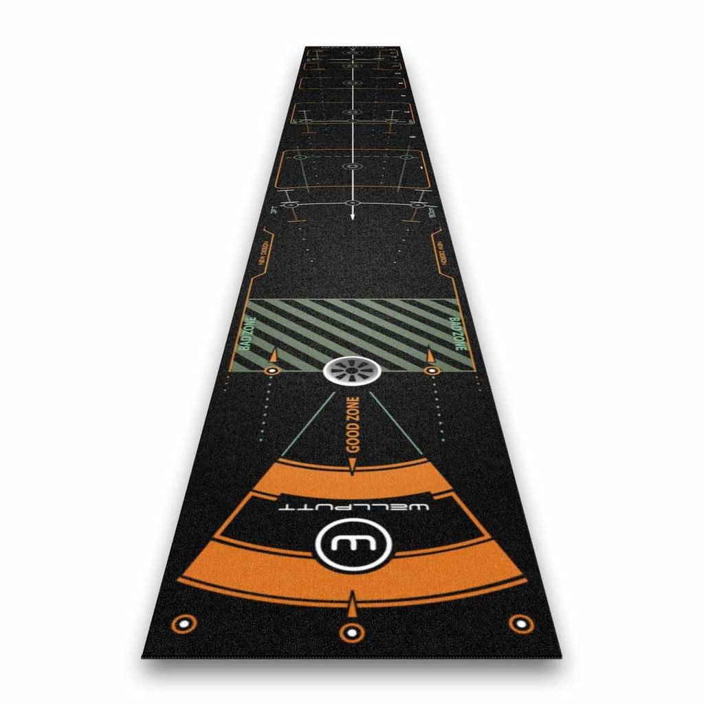 Wellputt Mat CLASSIC dywan do puttowania, 4m, czarny