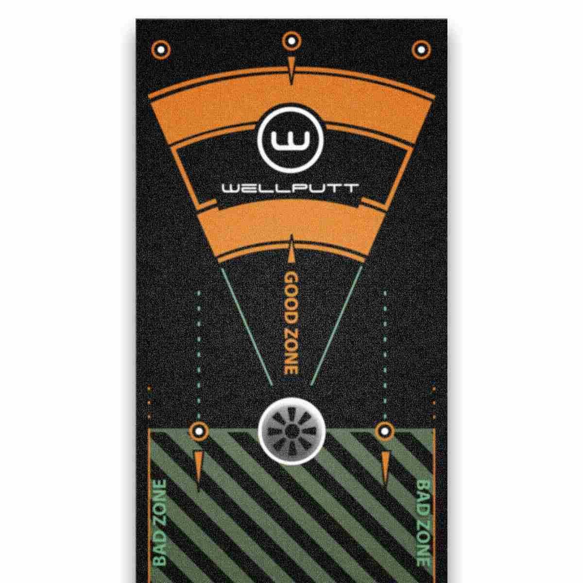 Wellputt Mat CLASSIC dywan do puttowania, 4m, czarny
