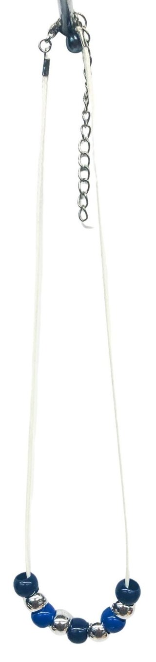 Ostatní Handmade Teraka necklace type 004 akcesoria, modro/stříbrná
