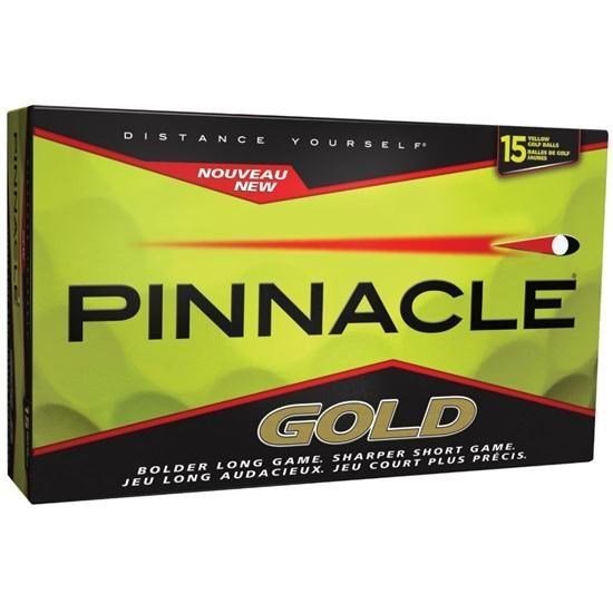 Pinnacle Gold Yellow golf balls, 2 pc