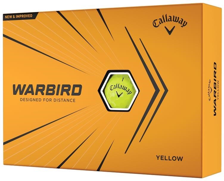 Callaway Warbird Yellow piłki golfowe, żółte