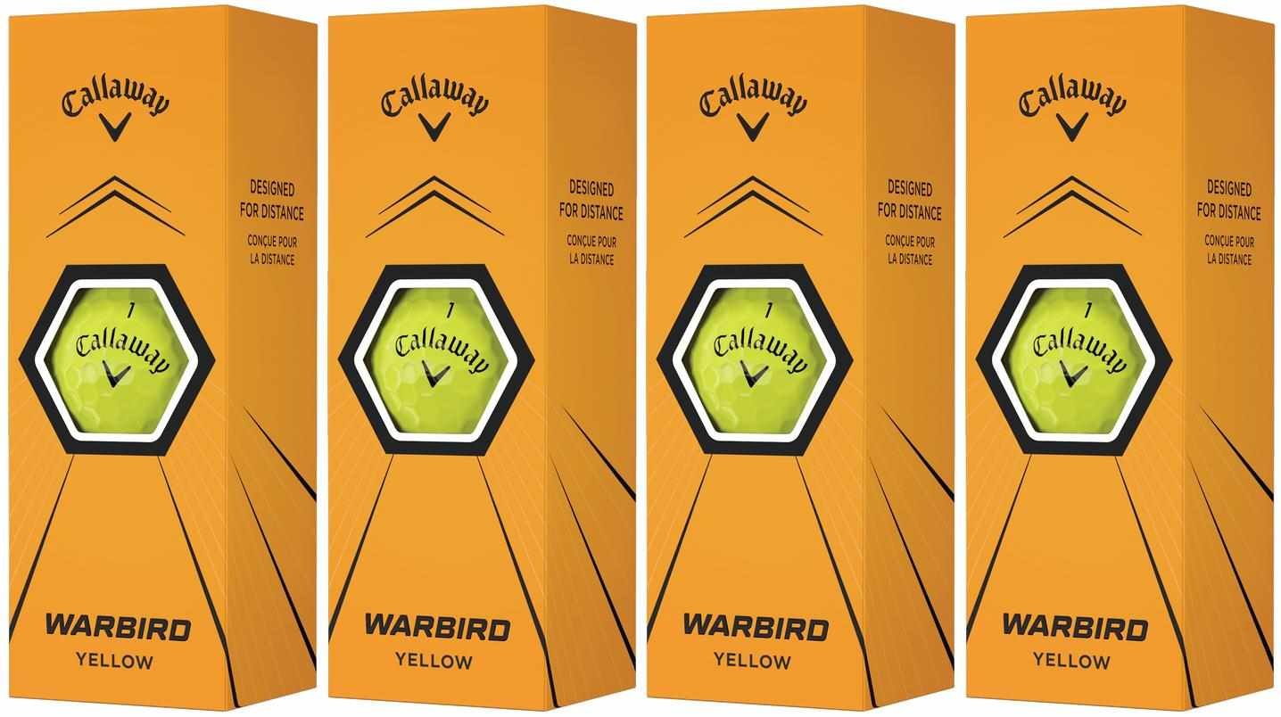 Callaway Warbird Yellow piłki golfowe, żółte