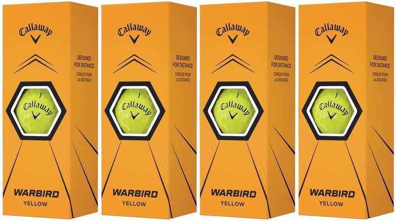 Callaway Warbird Yellow piłki golfowe, żółte