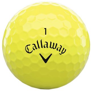 Callaway Warbird Yellow piłki golfowe, żółte