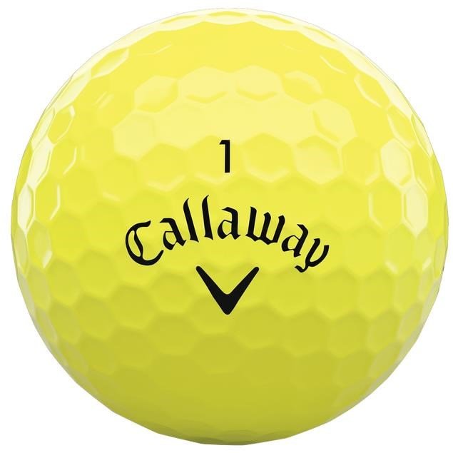 Callaway Warbird Yellow piłki golfowe, żółte