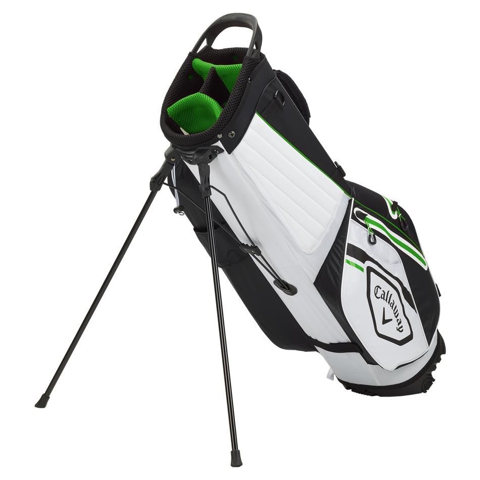 Callaway Chev Dry Epic stand bag, biało/czarno/zielony