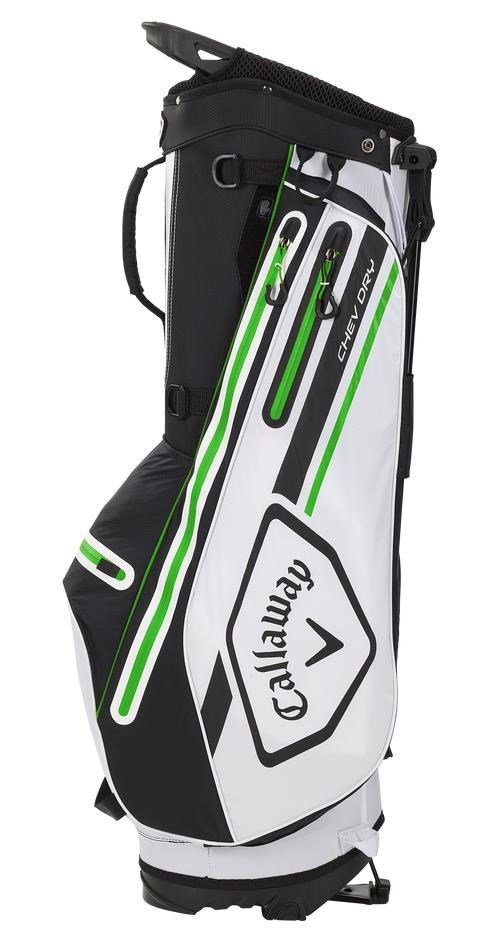 Callaway Chev Dry Epic stand bag, biało/czarno/zielony